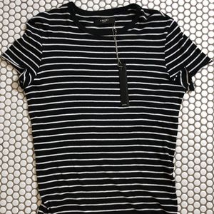 Amiri cotton-cashmere blend striped t-shirt